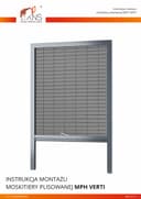 Assembly instructions for the VERTI MPH INSECT SCREEN